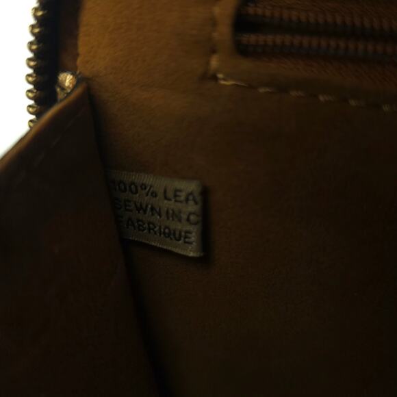 Patricia Nash Alessa Leather Crossbody Bag Antique Gold NWT - Picture 12 of 16